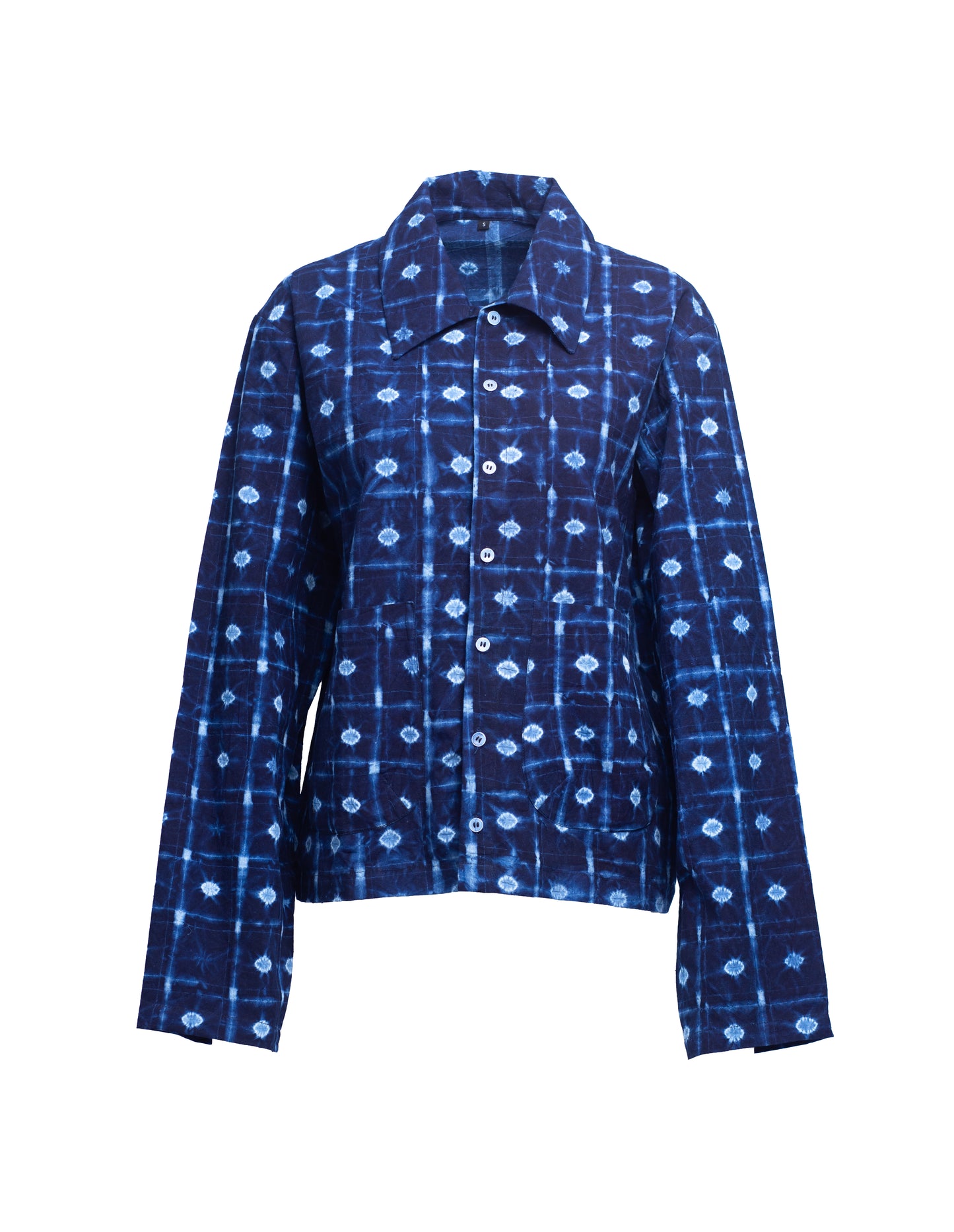 Shirt jacket Djo | Indigo blue eyes