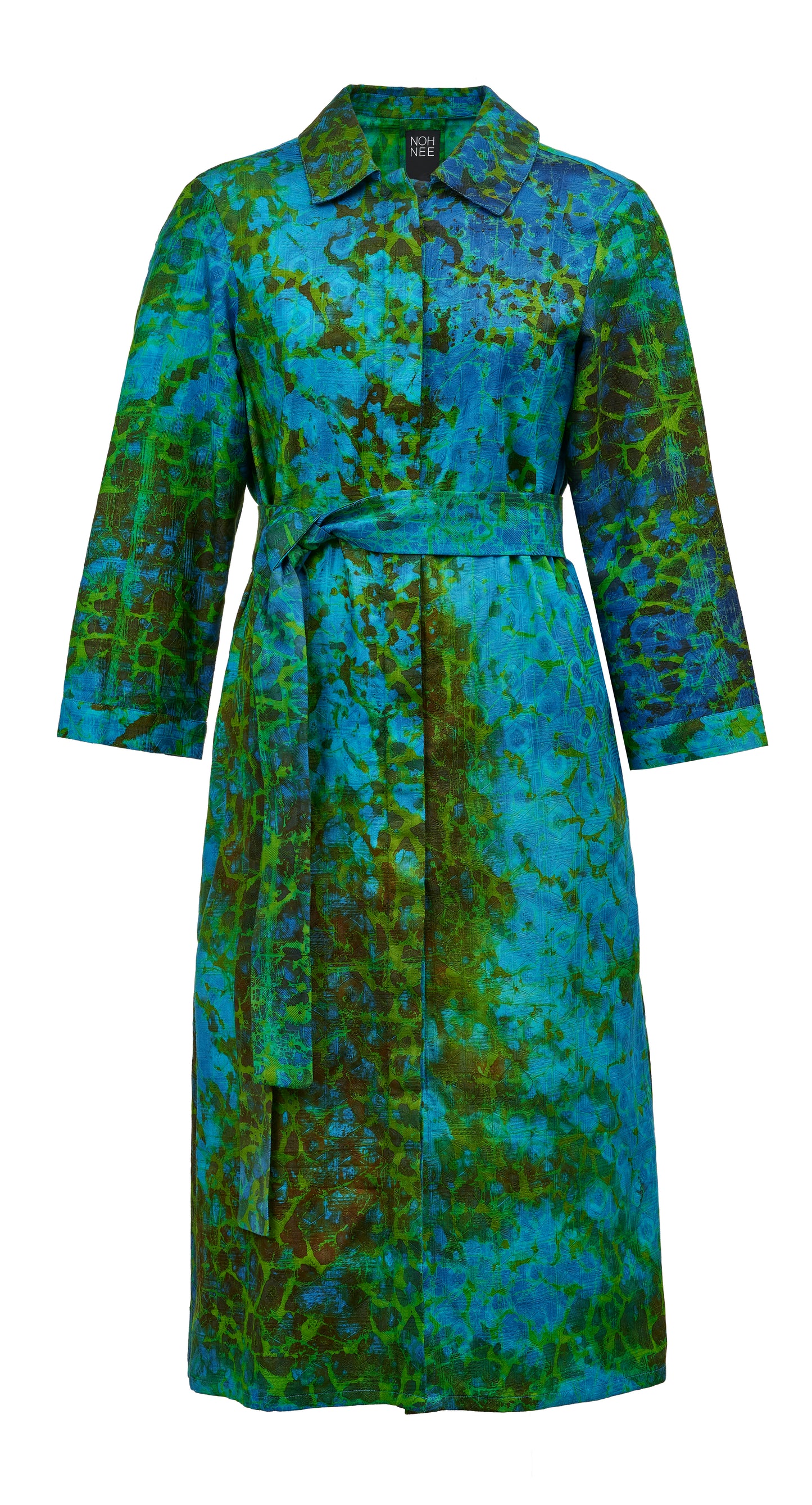 MANTELKLEID | BLAU GRÜN