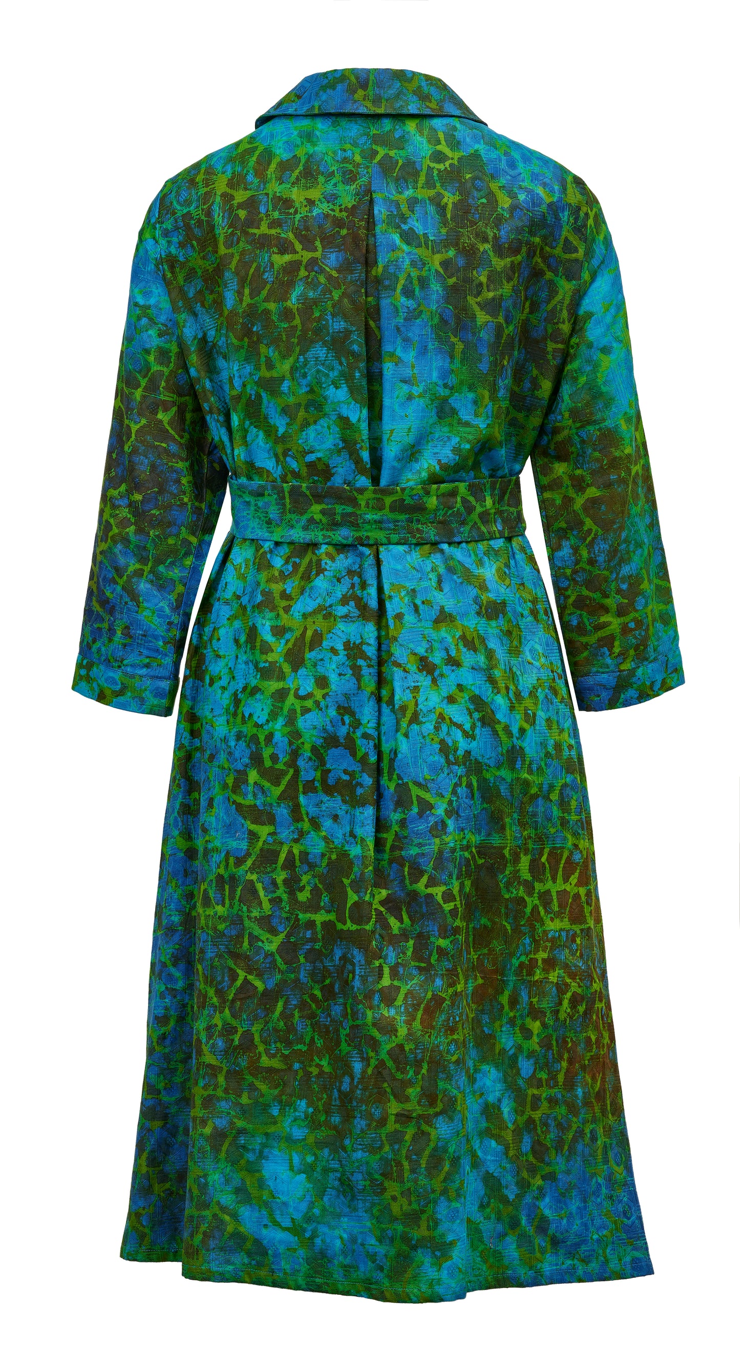 MANTELKLEID | BLAU GRÜN
