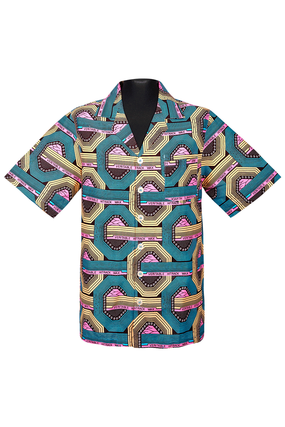 NOH NEE Hawaii Shirt | Yellow Turquoise