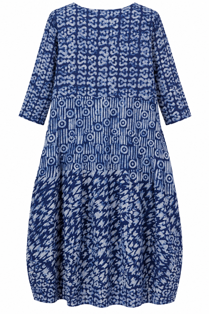 KLEID HABIBTI | BLAU WEISS
