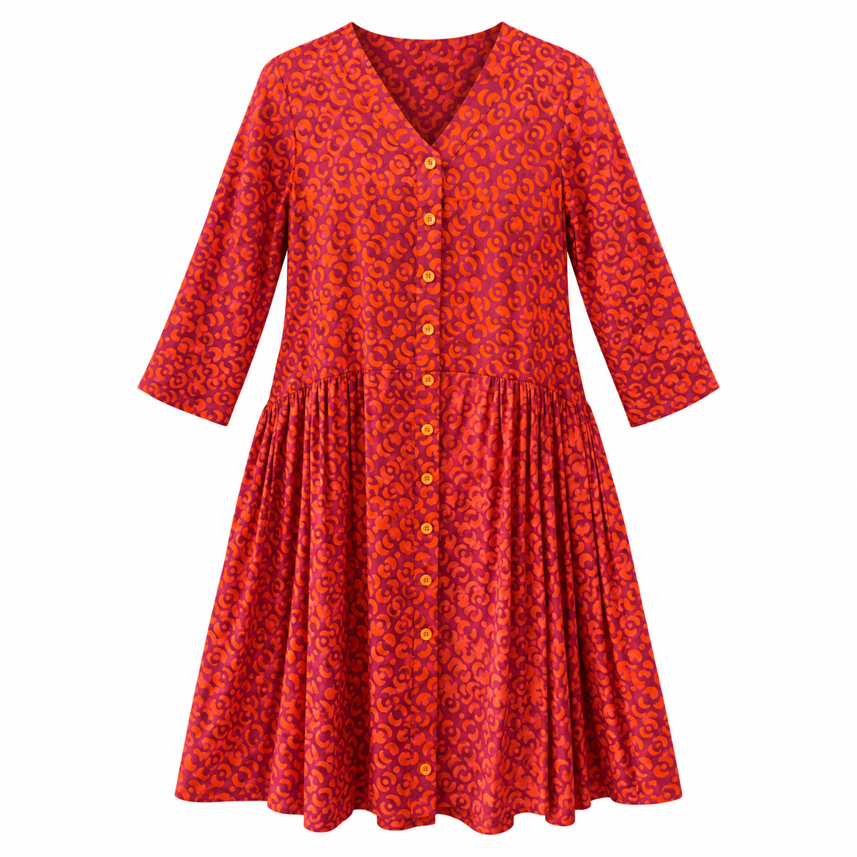 KLEID PATRICIA | ORANGE ROT