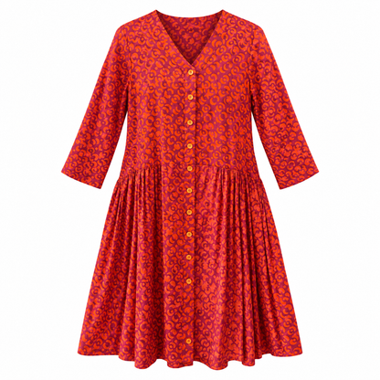 KLEID PATRICIA | ORANGE ROT