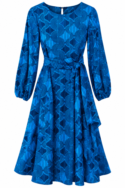 KLEID |  BLAU SCHWARZ