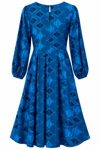 KLEID |  BLAU SCHWARZ