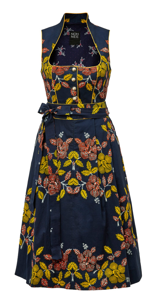 DIRNDL ANNA | BLAU GELB