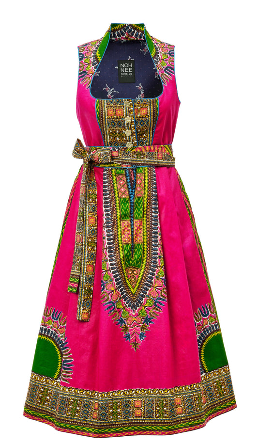 DIRNDL ANNA | PINK GRÜN ANGELINA PRINT