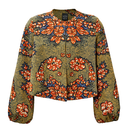 JACKE NINA | BLAU ORANGE GELB