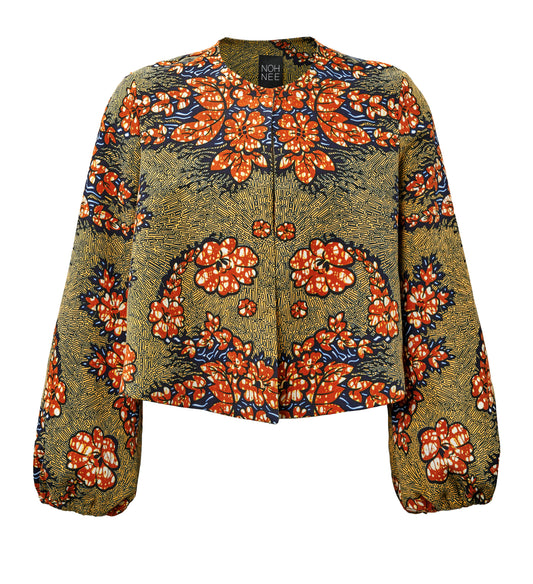 JACKE NINA | BLAU ORANGE GELB