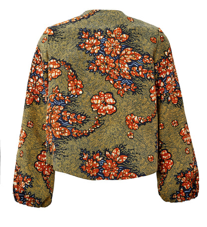 JACKE NINA | BLAU ORANGE GELB