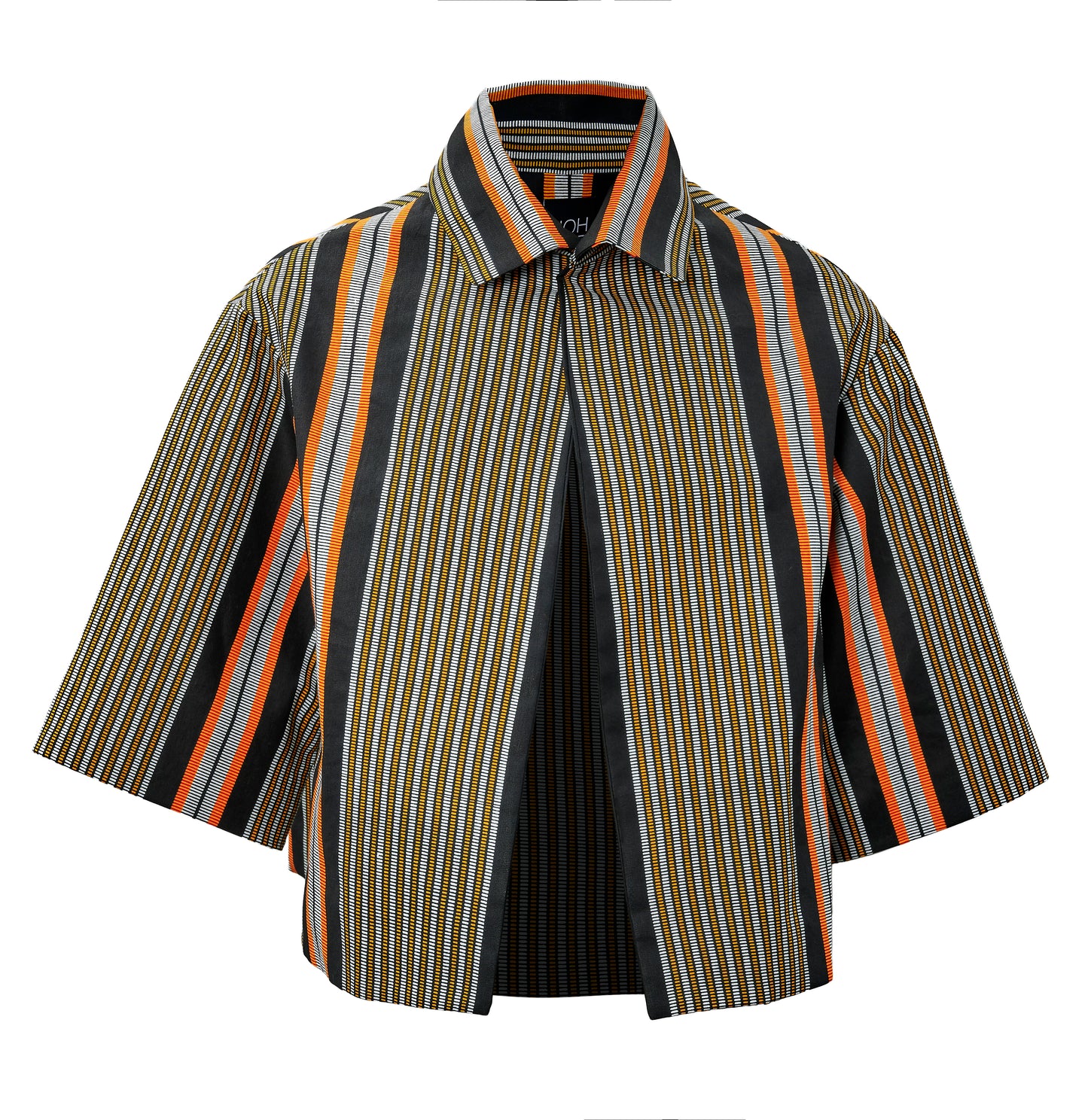 JACKE | ORANGE GRAU SCHWARZ