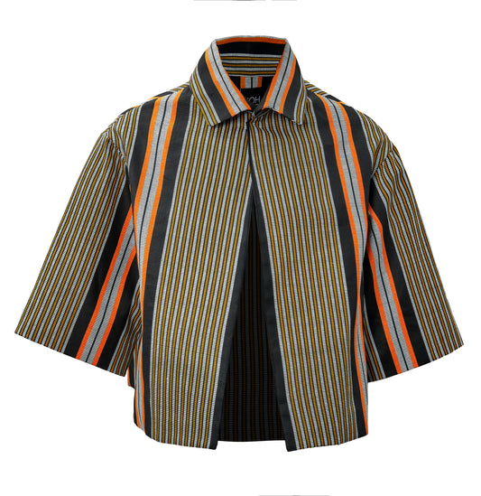 JACKE | ORANGE GRAU SCHWARZ