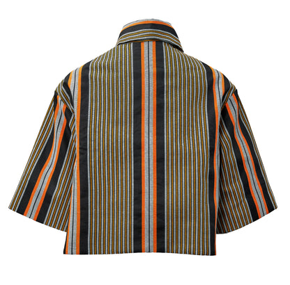 JACKE | ORANGE GRAU SCHWARZ