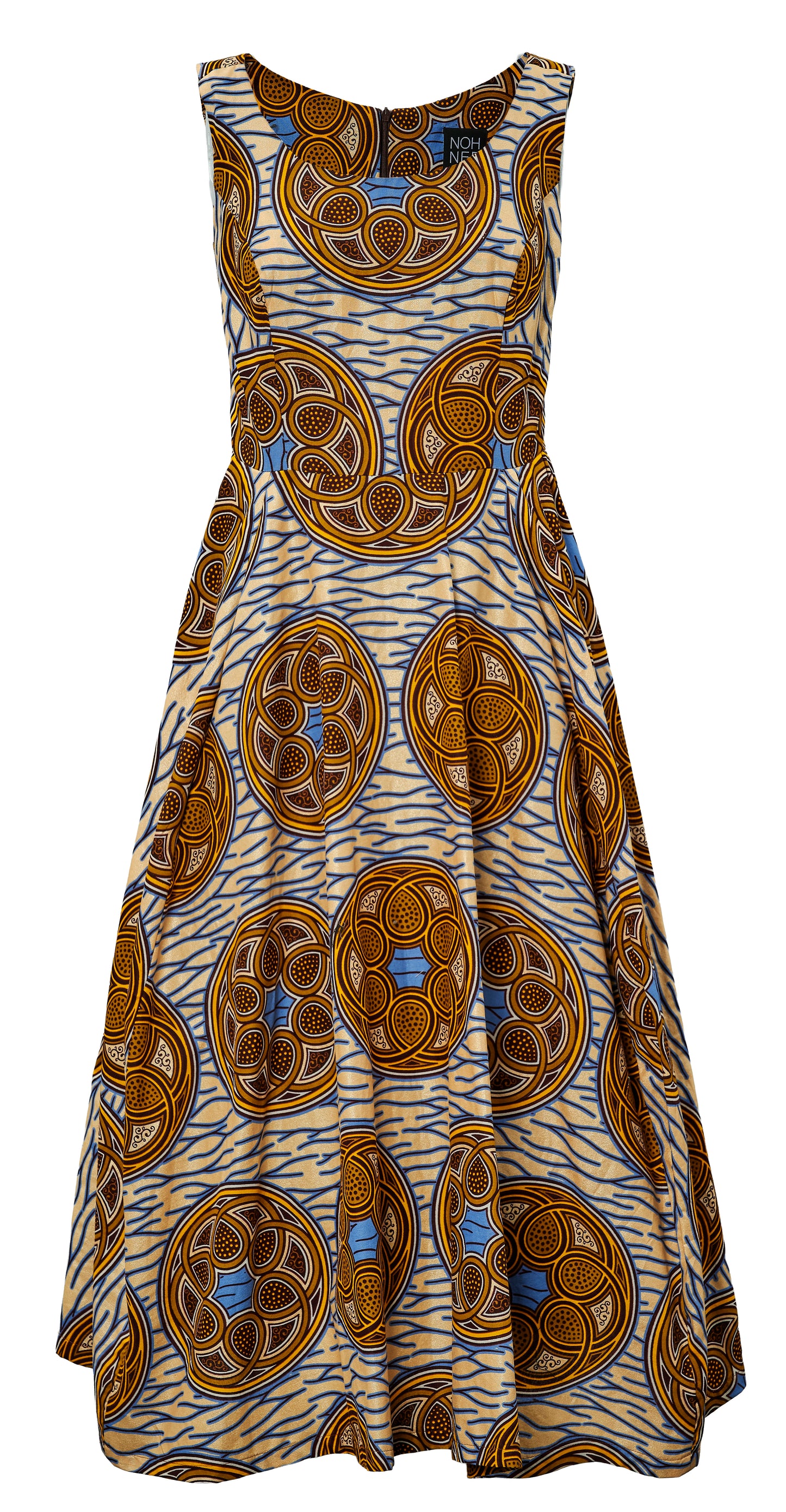 KLEID |  ORANGE BEIGE