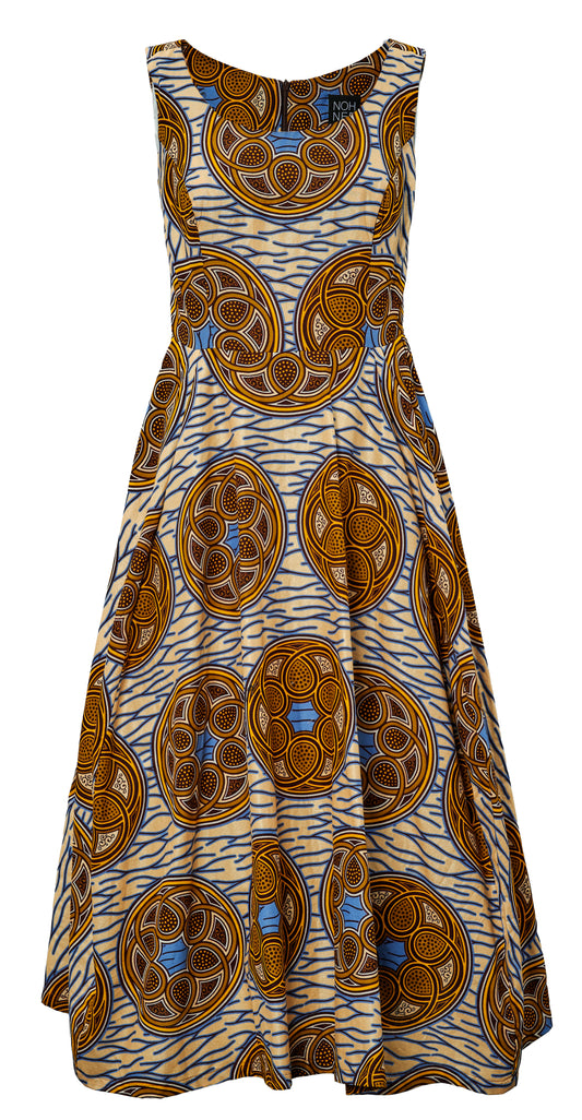 KLEID |  ORANGE BEIGE