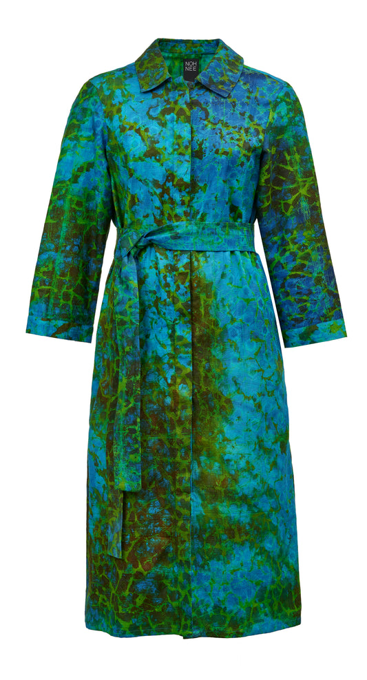 MANTELKLEID | BLAU GRÜN