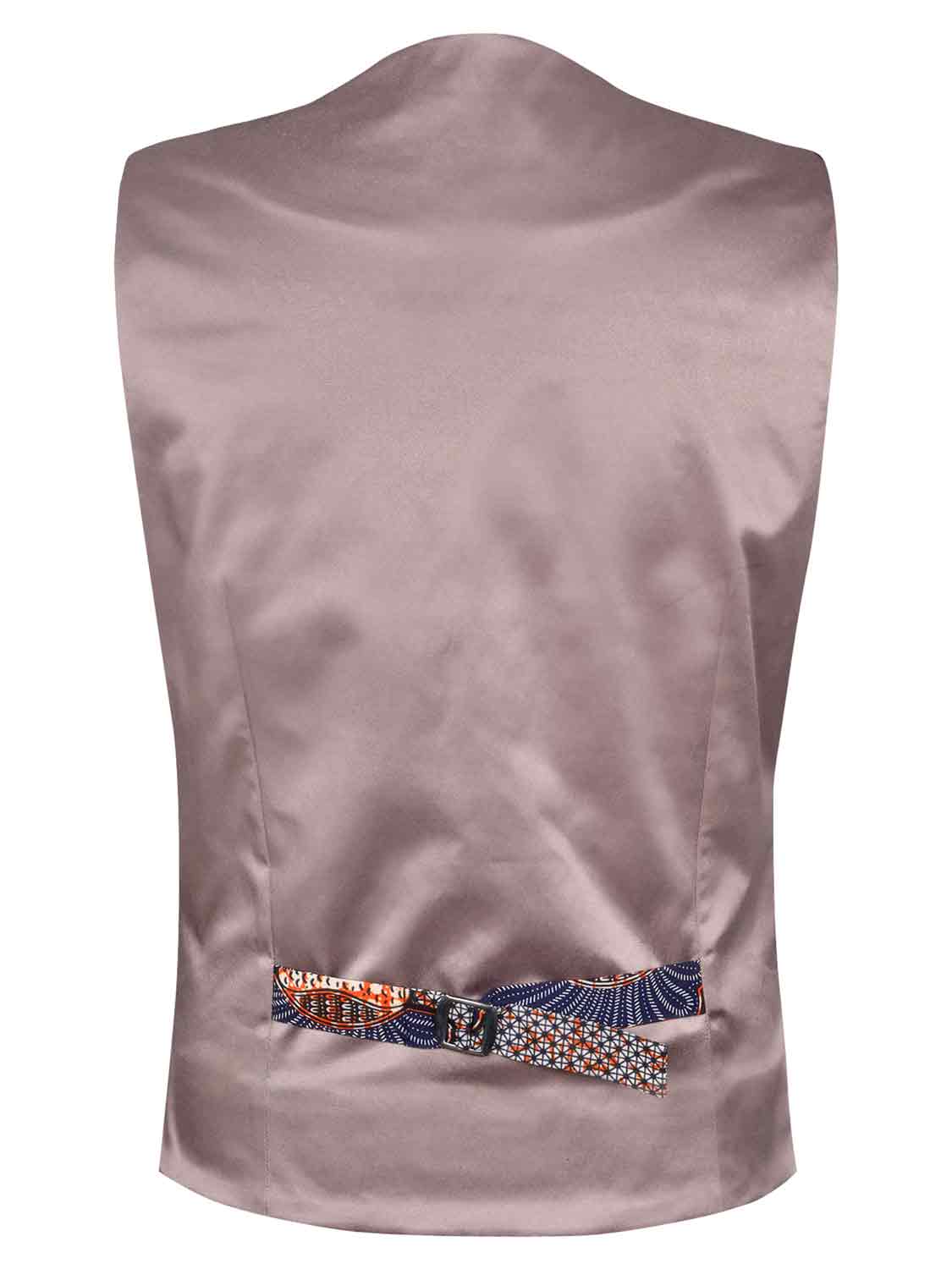 Weste "Attila" mit grafischen Waxpint Orange