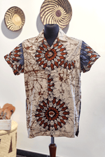 NOH NEE Hawaii Hemd | Beige