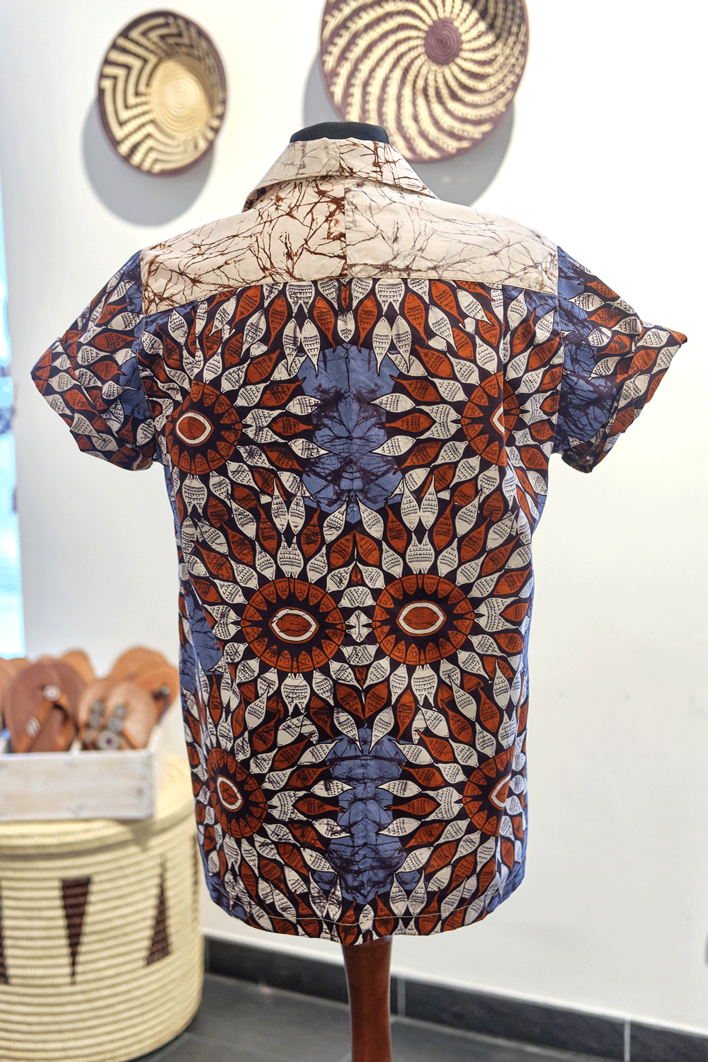 NOH NEE Hawaii Hemd | Beige