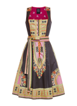 DIRNDL TÉRÉ | WAXPRINT MIT ROSA ORNAMENTEN