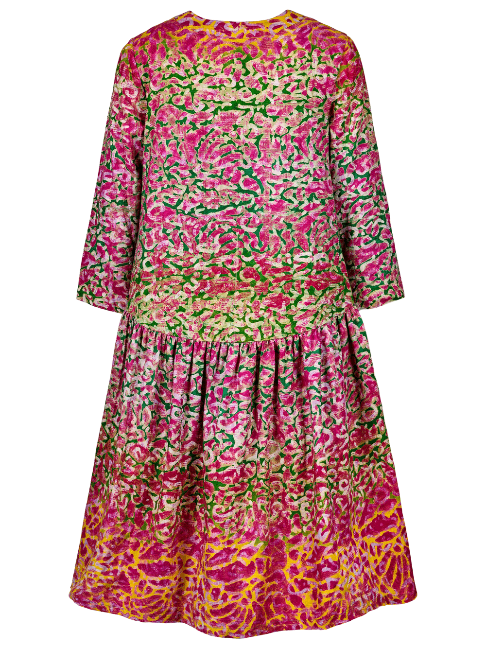 NOH NEE DRESS PATRICIA | BATIK RED ORANGE