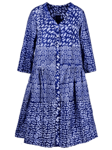 NOH NEE KLEID PATRICIA | BATIK BLAU