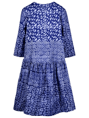 NOH NEE KLEID PATRICIA | BATIK BLAU