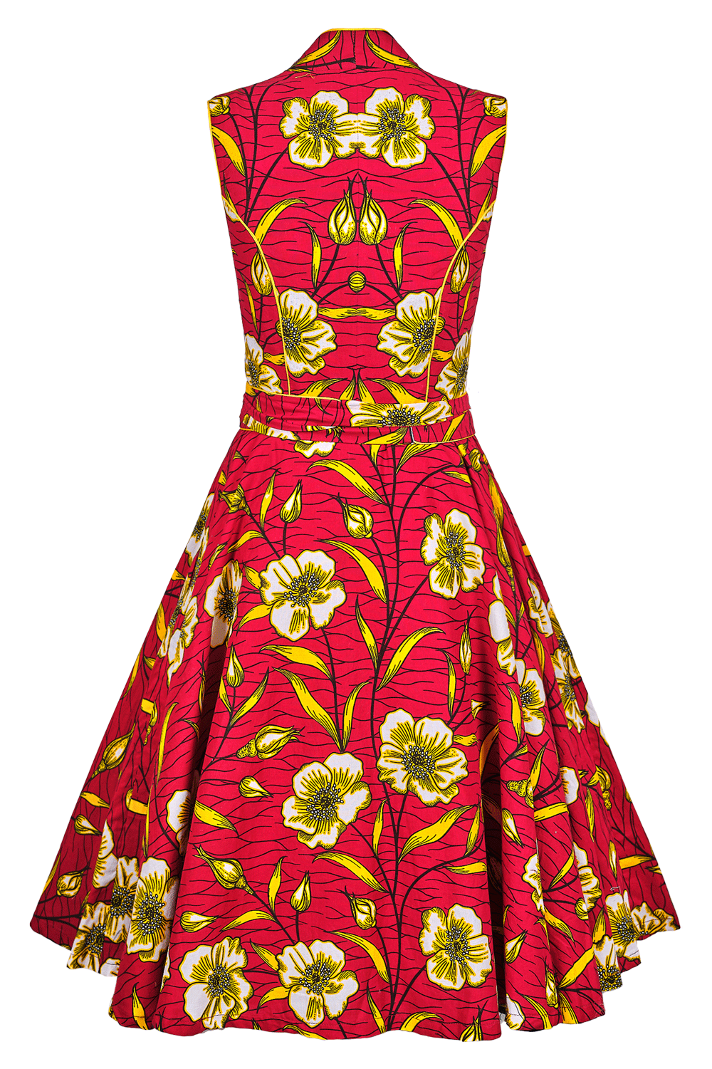 DIRNDL ANNA | FLORALER WAXPRINT ROT