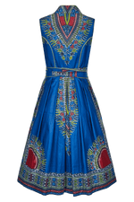 DIRNDL ANNA | BLAUER WAXPRINT