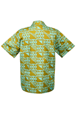 NOH NEE Hawaii Hemd | Grün