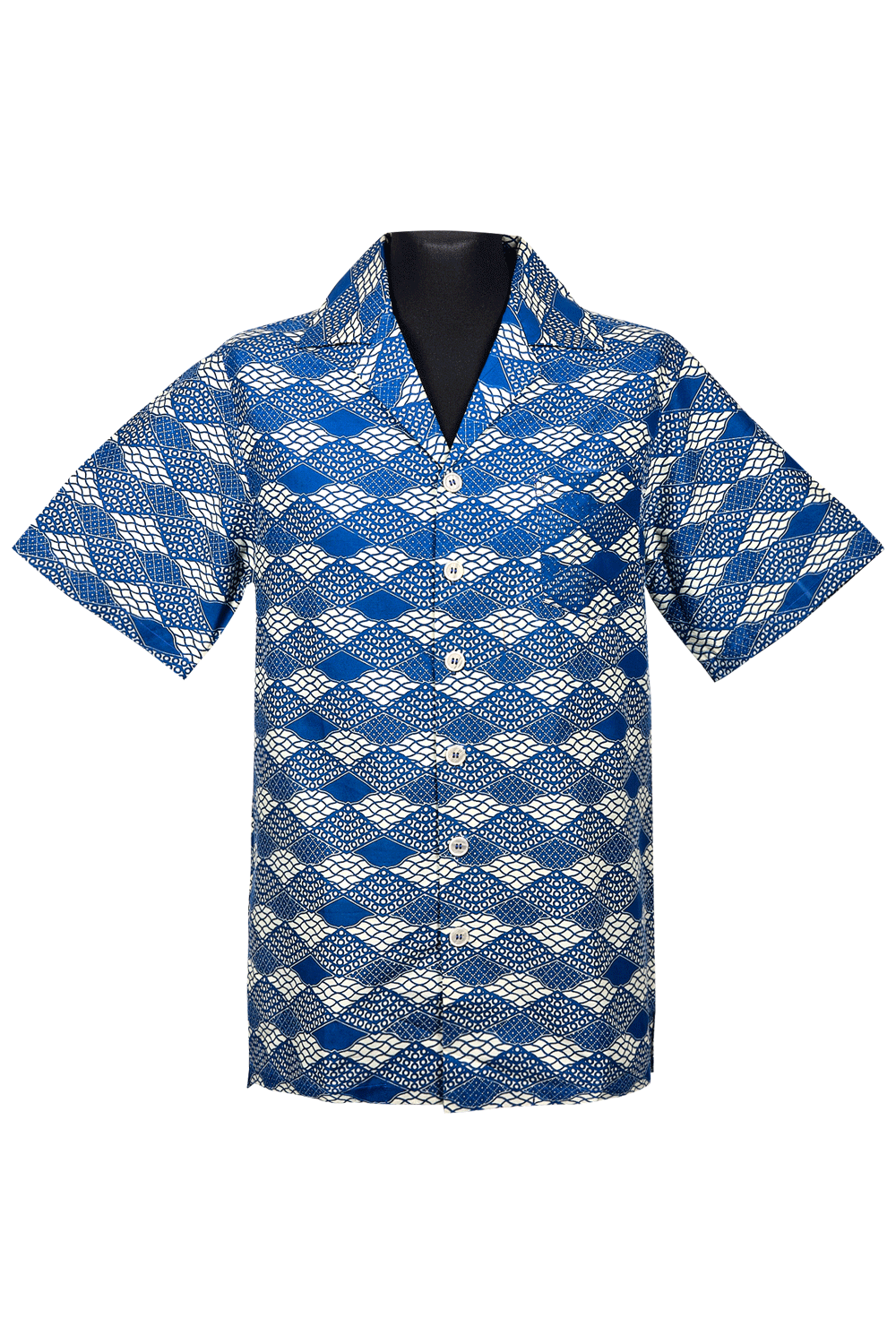NOH NEE Hawaii Hemd | Blau