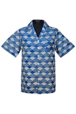 NOH NEE Hawaii Hemd | Blau