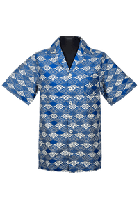 NOH NEE Hawaii Hemd | Blau